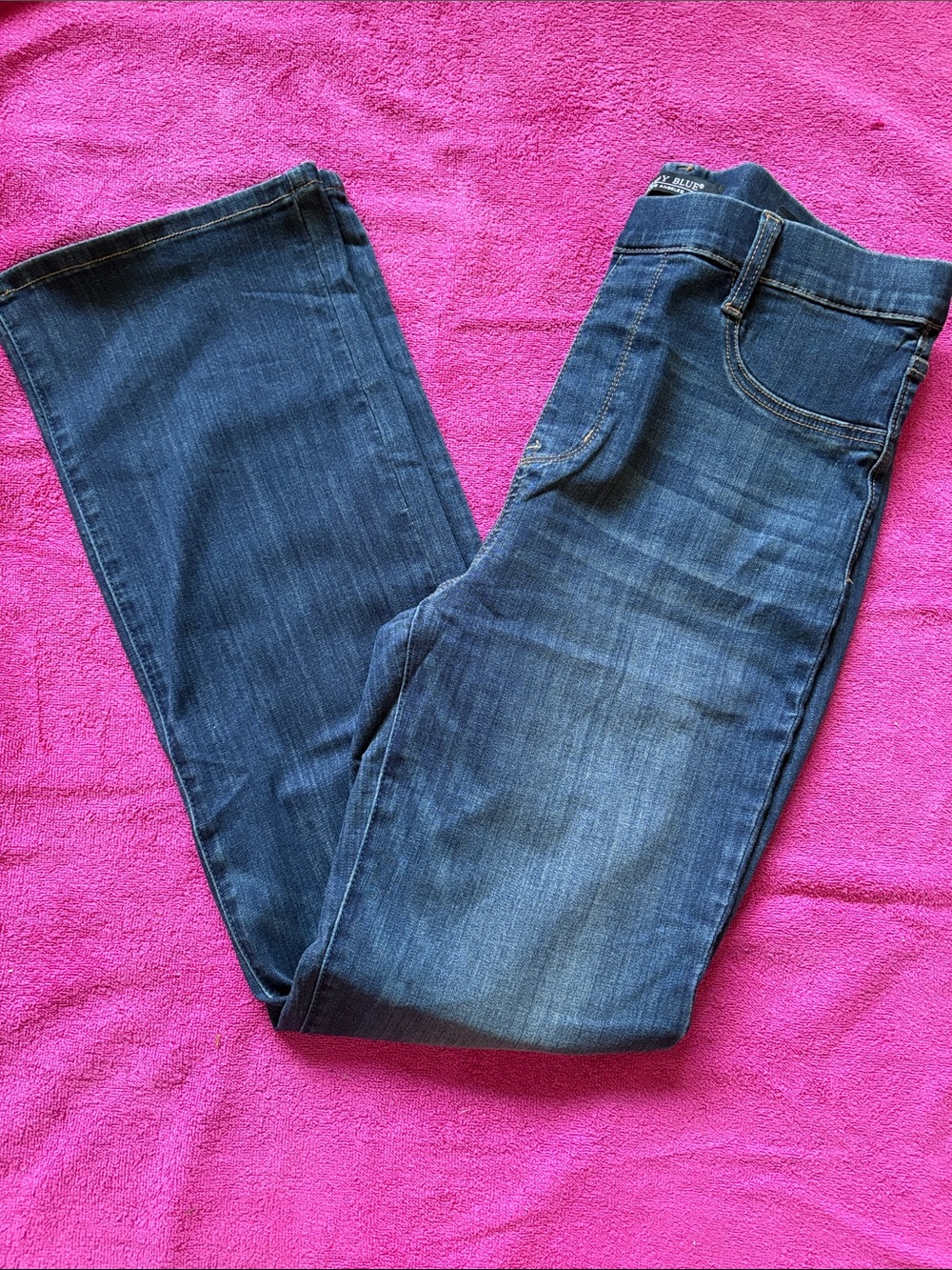 Judy Blue High Rise Pull On Dark Blue Slim Boot Cut Jeans